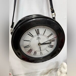 Marilyn Brooks Clock Crossbody Bag 1980’s Conversation Novelty Unique working